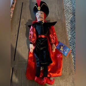 Authentic Disney Store Aladdin JAFAR Large Plush Villains Doll Stuffed Toy New